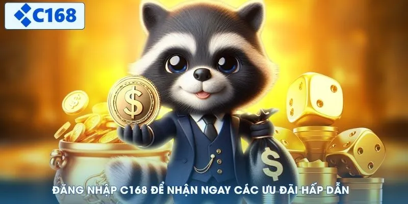 Đăng nhập C168 để nhận ngay các ưu đãi hấp dẫn